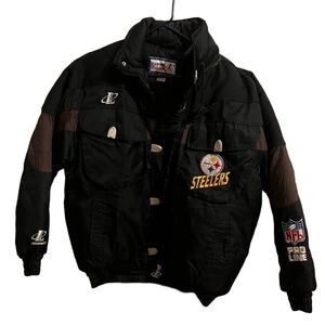 Pittsburgh Steelers Black NFL Pro Line Men's Jacket size Large